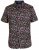 D555 Emmet Floral Shirt Black - Kauluspaidat - Miesten isot kauluspaidat 2XL – 8XL