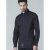 D555 Jahine Long Sleeve Printed Shirt Black - Kauluspaidat - Miesten isot kauluspaidat 2XL – 8XL