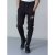 D555 Matt Fashion Sweatpants Black - Collegehousut ja collegeshortsit - Miesten Isot collegehousut ja collegeshortsit