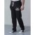 D555 Tony Sweatpants Black - Collegehousut ja collegeshortsit - Miesten Isot collegehousut ja collegeshortsit
