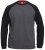 D555 Illinois Long Sleeve T-shirt Charcoal - T-paidat - Isot T-paidat 2XL – 8XL
