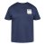 North Latitude T-Shirt With Print Tummansininen - TALL T-paidat - T-paidat pitkille miehille 