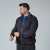 North Latitude Sweat Cardigan Musta - Hupparit ja collegepaidat - Miesten hupparit ja collegepaidat isot koot
