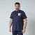 North Latitude T-Shirt With Print Tummansininen - T-paidat - Isot T-paidat 2XL – 14XL