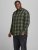 Jack & Jones Gingham L/S Shirt Dusty Olive - Kauluspaidat - Miesten isot kauluspaidat 2XL – 8XL