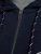Jack & Jones Califlomax Sweat Hood Navy blazer - Hupparit ja collegepaidat - Miesten hupparit ja collegepaidat isot koot
