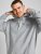 Jack & Jones JJESHARK SWEAT Hoodie Light Grey - Hupparit ja collegepaidat - Miesten hupparit ja collegepaidat isot koot