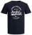 Jack & Jones JJERAFA TEE Navy - T-paidat - Isot T-paidat 2XL – 14XL