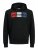 Jack & Jones CORP LOGO Hoodie Black - Hupparit ja collegepaidat - Miesten hupparit ja collegepaidat isot koot