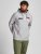 Jack & Jones CORP LOGO Hoodie Light Gray - Hupparit ja collegepaidat - Miesten hupparit ja collegepaidat isot koot
