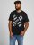 Jack & Jones JCOSTREET TEE Black - T-paidat - Isot T-paidat 2XL – 14XL