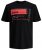 Jack & Jones JCOBOOSTER TEE Black - T-paidat - Isot T-paidat 2XL – 14XL