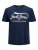 Jack & Jones JPRBLUBOOSTER TEE Navy - T-paidat - Isot T-paidat 2XL – 14XL