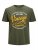 Jack & Jones JPRBLUBOOSTER TEE Khaki - T-paidat - Isot T-paidat 2XL – 14XL