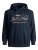 Jack & Jones JPRBLUBOOSTER SWEAT Hoodie Navy - Hupparit ja collegepaidat - Miesten hupparit ja collegepaidat isot koot