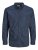 Jack & Jones JPRBLACARDIFF Print Shirt LS Navy - Kauluspaidat - Miesten isot kauluspaidat 2XL – 8XL