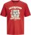 Jack & Jones XMAS Christmas Skull T-Shirt Red - T-paidat - Isot T-paidat 2XL – 14XL