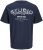 Jack & Jones Yuki Back Print Crew Neck T-Shirt Sky Captain - T-paidat - Isot T-paidat 2XL – 14XL