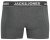 Jack & Jones Black Friday Trunks 3-Pack Grey Black - Alusvaatteet & uimavaatteet - Miesten Isot alusvaatteet 