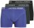 Jack & Jones Black Friday Trunks 3-Pack Blue Black - Alusvaatteet & uimavaatteet - Miesten Isot alusvaatteet 