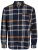 Jack & Jones JOROWEN CHECK COMFORT Shirt Navy - Kauluspaidat - Miesten isot kauluspaidat 2XL – 8XL