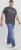 Jack & Jones MIKE ORIGINAL SQ 223 Jeans Blue Denim - Farkut ja housut - Miesten isot farkut ja isot housut W40-W70