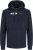 Jack & Jones CORP LOGO PLAY 5 Print Hoodie Navy Blazer - Hupparit ja collegepaidat - Miesten hupparit ja collegepaidat isot koot