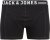Jack & Jones SENSE Trunks 3-Pack Black - Alusvaatteet & uimavaatteet - Miesten Isot alusvaatteet 