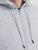 Jack & Jones BRADLEY Zip Hoodie Light Grey Melange - Hupparit ja collegepaidat - Miesten hupparit ja collegepaidat isot koot