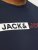 Jack & Jones CORP Logo Play 5 T-Shirt Navy Blazer - T-paidat - Isot T-paidat 2XL – 14XL