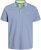 Jack & Jones PAULOS Short Sleeve Polo Light Blue/NEON - Pikeepaidat - Miesten isot pikeepaidat