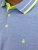 Jack & Jones PAULOS Short Sleeve Polo Light Blue/NEON - Pikeepaidat - Miesten isot pikeepaidat