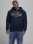 Jack & Jones Elogo Sweat Hood Navy Blazer - Hupparit ja collegepaidat - Miesten hupparit ja collegepaidat isot koot