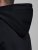 Jack & Jones Elogo Sweat Hood Black - Hupparit ja collegepaidat - Miesten hupparit ja collegepaidat isot koot