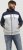 Jack & Jones RUSH White/Grey Blocking Bomber Jacket with Hood Navy Blazer - Takit - Miesten Takit, isot koot – 2XL – 12XL