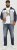 Jack & Jones RUSH White/Grey Blocking Bomber Jacket with Hood Navy Blazer - Takit - Miesten Takit, isot koot – 2XL – 12XL