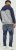 Jack & Jones RUSH White/Grey Blocking Bomber Jacket with Hood Navy Blazer - Takit - Miesten Takit, isot koot – 2XL – 12XL