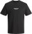 Jack & Jones ESTERBRO T-Shirt Black - T-paidat - Isot T-paidat 2XL – 14XL