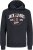 Jack & Jones 2 COL LOGO Hoodie Dark Navy - Hupparit ja collegepaidat - Miesten hupparit ja collegepaidat isot koot