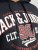 Jack & Jones 2 COL LOGO Hoodie Dark Navy - Hupparit ja collegepaidat - Miesten hupparit ja collegepaidat isot koot