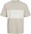 Jack & Jones LEGACY BLOCKING T-Shirt Beige - T-paidat - Isot T-paidat 2XL – 14XL