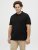 Jack & Jones AUSTIN CLASSIC Polo Black - Pikeepaidat - Miesten isot pikeepaidat