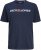 Jack & Jones Corp Logo Crew Neck T-Shirt Navy Blazer - T-paidat - Isot T-paidat 2XL – 14XL