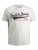 Jack & Jones JJELOGO TEE White - T-paidat - Isot T-paidat 2XL – 14XL