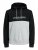 Jack & Jones JJEURBAN BLOCKING SWEAT Black - Hupparit ja collegepaidat - Miesten hupparit ja collegepaidat isot koot