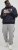 Jack & Jones CORP LOGO Large Print Hoodie Navy Blazer - Hupparit ja collegepaidat - Miesten hupparit ja collegepaidat isot koot