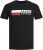 Jack & Jones CORP Logo T-Shirt Black/PLAY 4 - T-paidat - Isot T-paidat 2XL – 14XL
