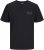 Jack & Jones CORP Logo T-Shirt Black w Small Black Print - T-paidat - Isot T-paidat 2XL – 14XL