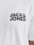 Jack & Jones CORP Logo T-Shirt White w Small Black Print - T-paidat - Isot T-paidat 2XL – 14XL