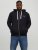 Jack & Jones JJSTAMP ZIP Hoodie Black - Hupparit ja collegepaidat - Miesten hupparit ja collegepaidat isot koot